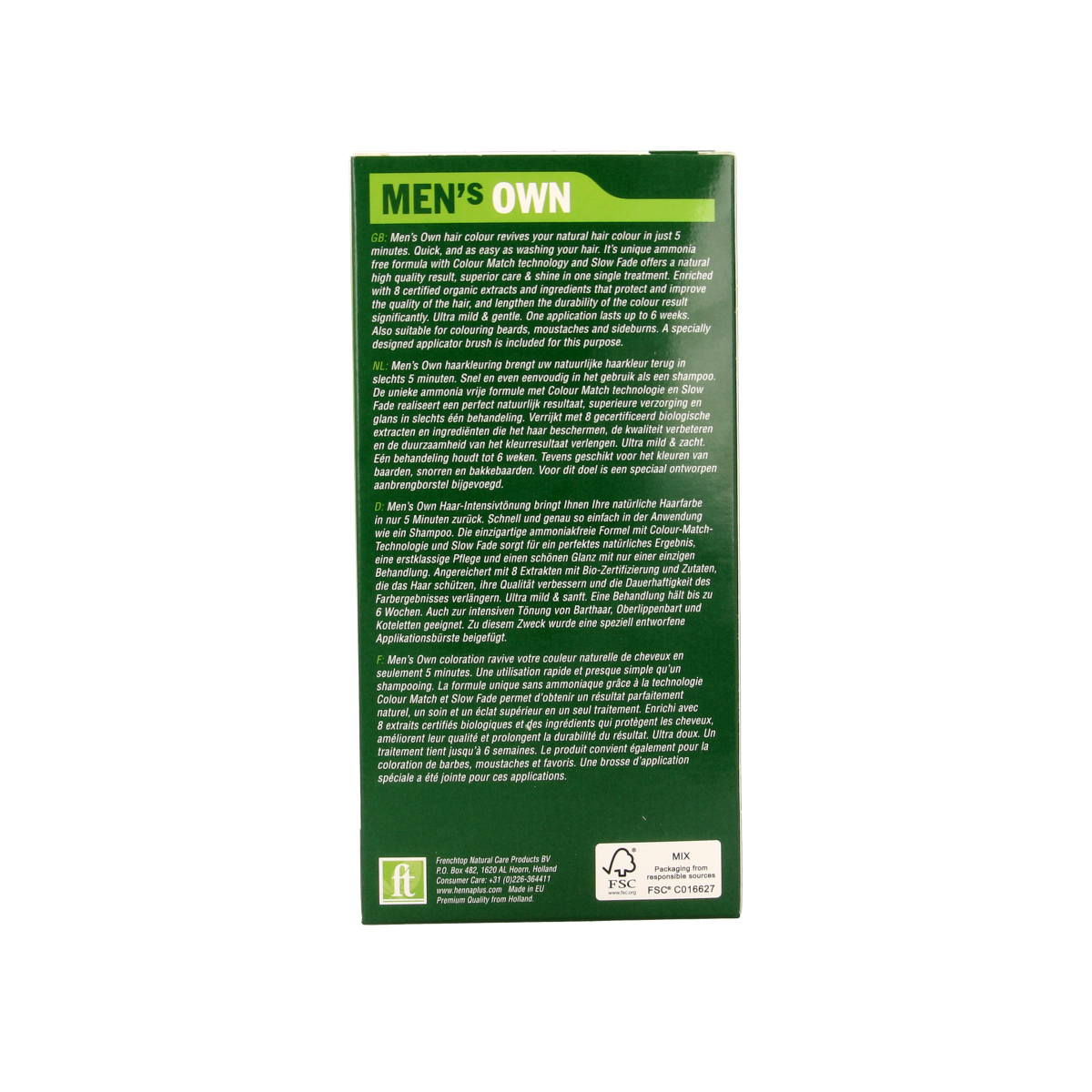 Mens Own Men's own black 80.00 Milliliter