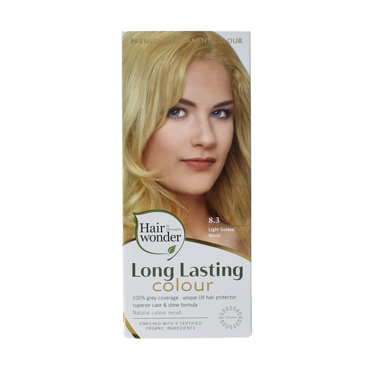 Henna Plus Long lasting colour 8.3 golden blond 100.00 Milliliter