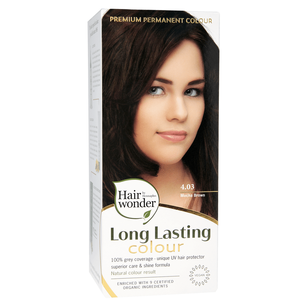 Hairwonder Long lasting colour 4.03 mocha brown 100.00 Milliliter