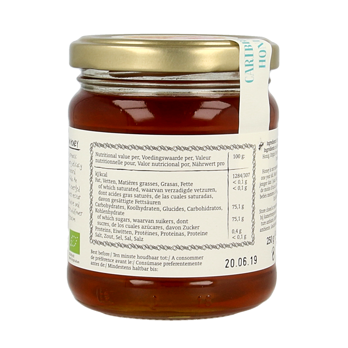 Royal Green Caribbean honey bio 250.00 Gram