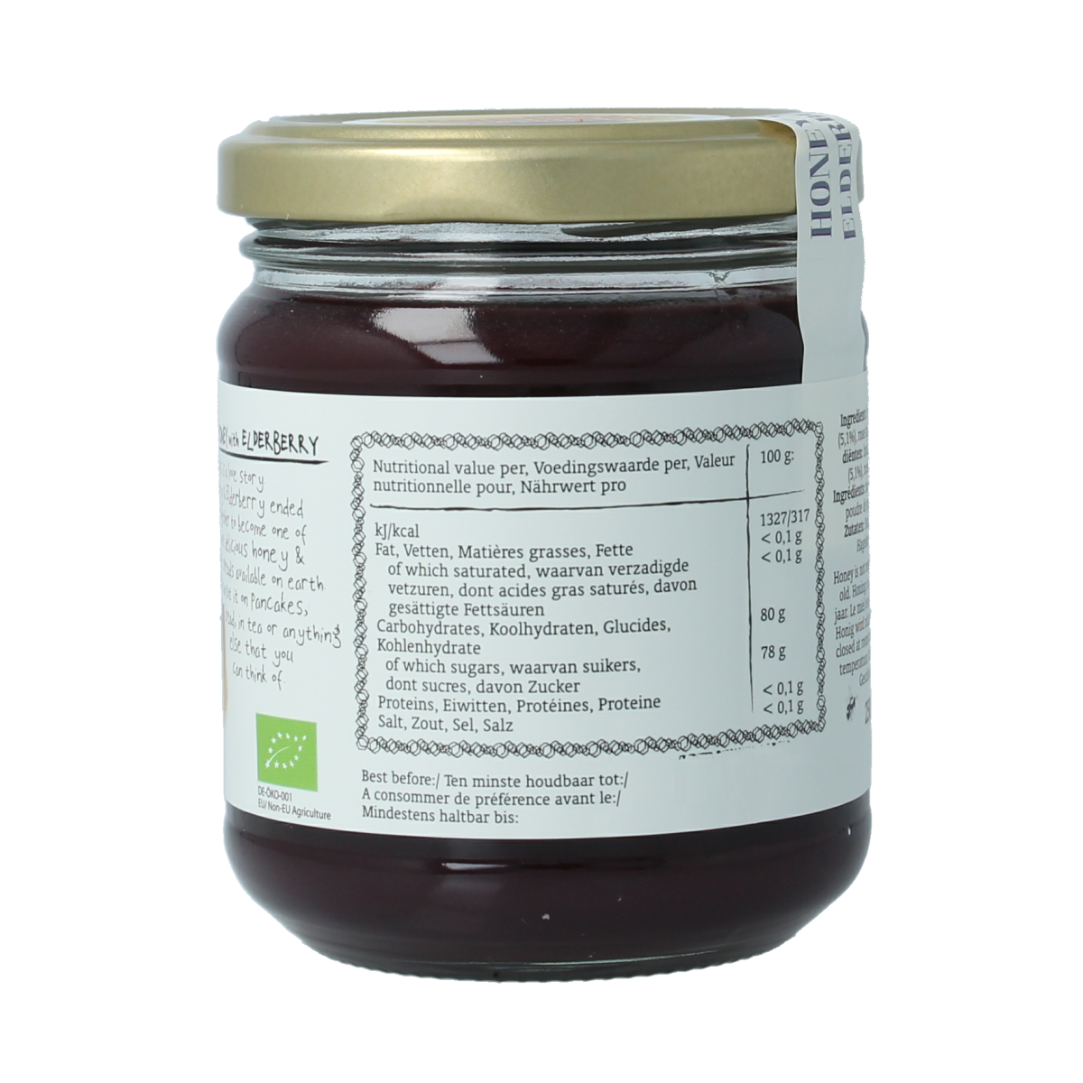 Royal Green Elderberry honey bio 250.00 Gram