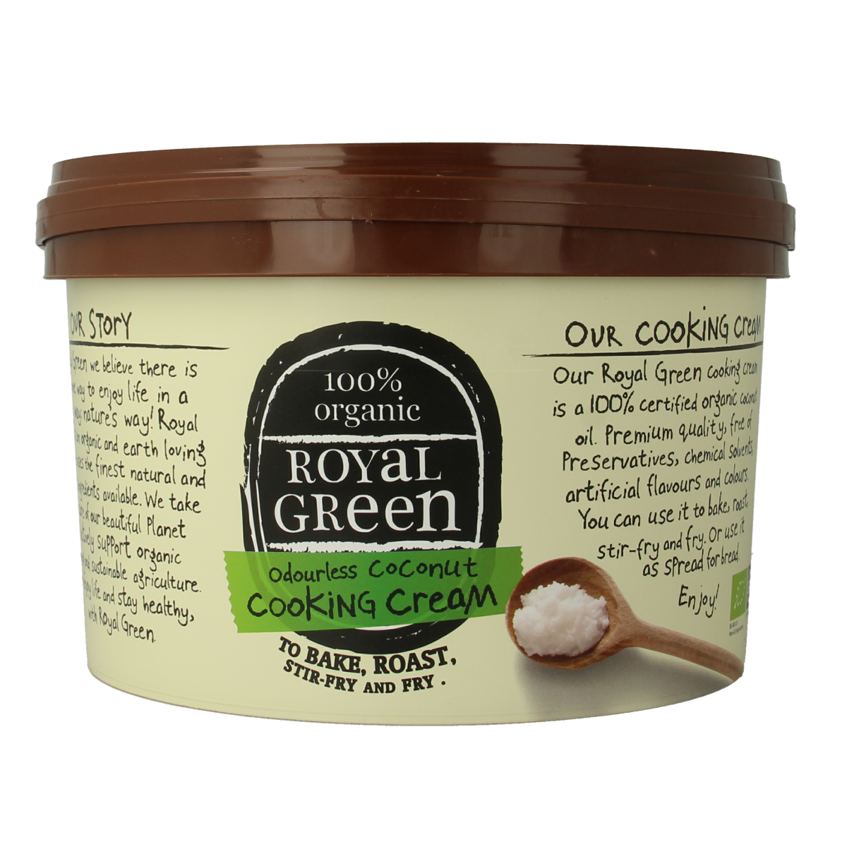 Royal Green Kokos cooking cream odourless bio 2500.00 Milliliter