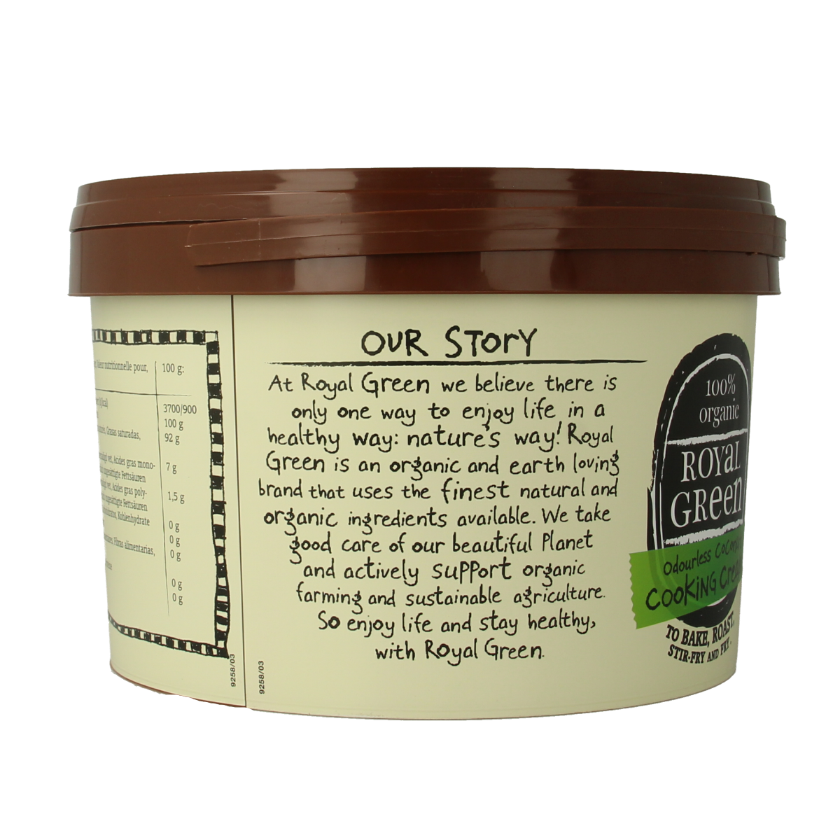 Royal Green Kokos cooking cream odourless bio 2500.00 Milliliter
