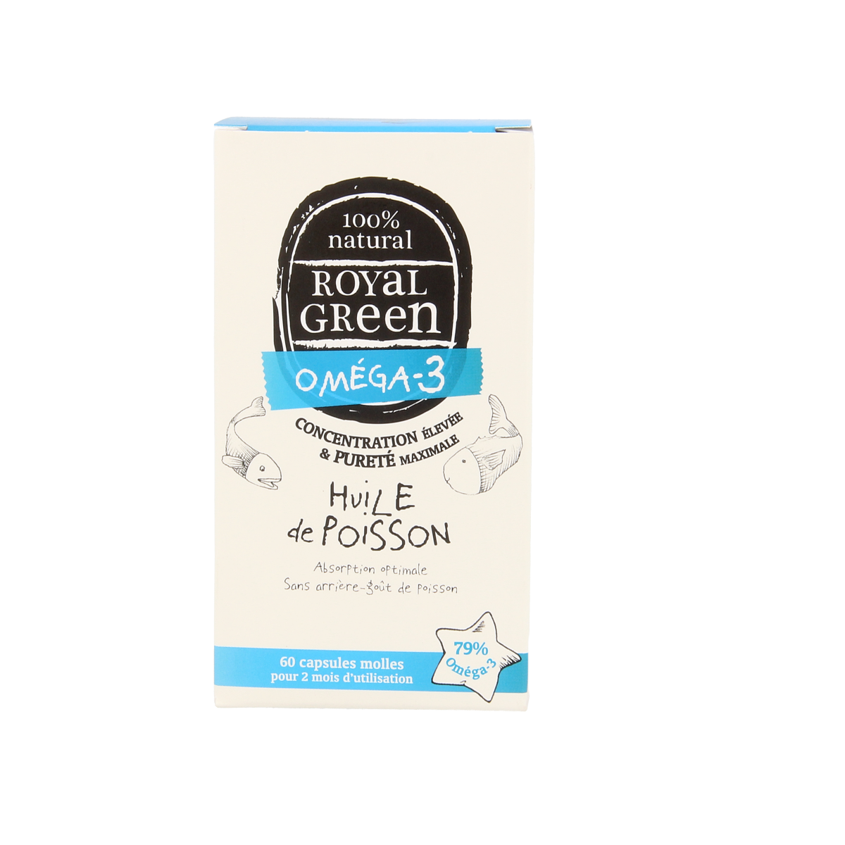 Royal Green Omega 3 visolie 60.00 Softgels