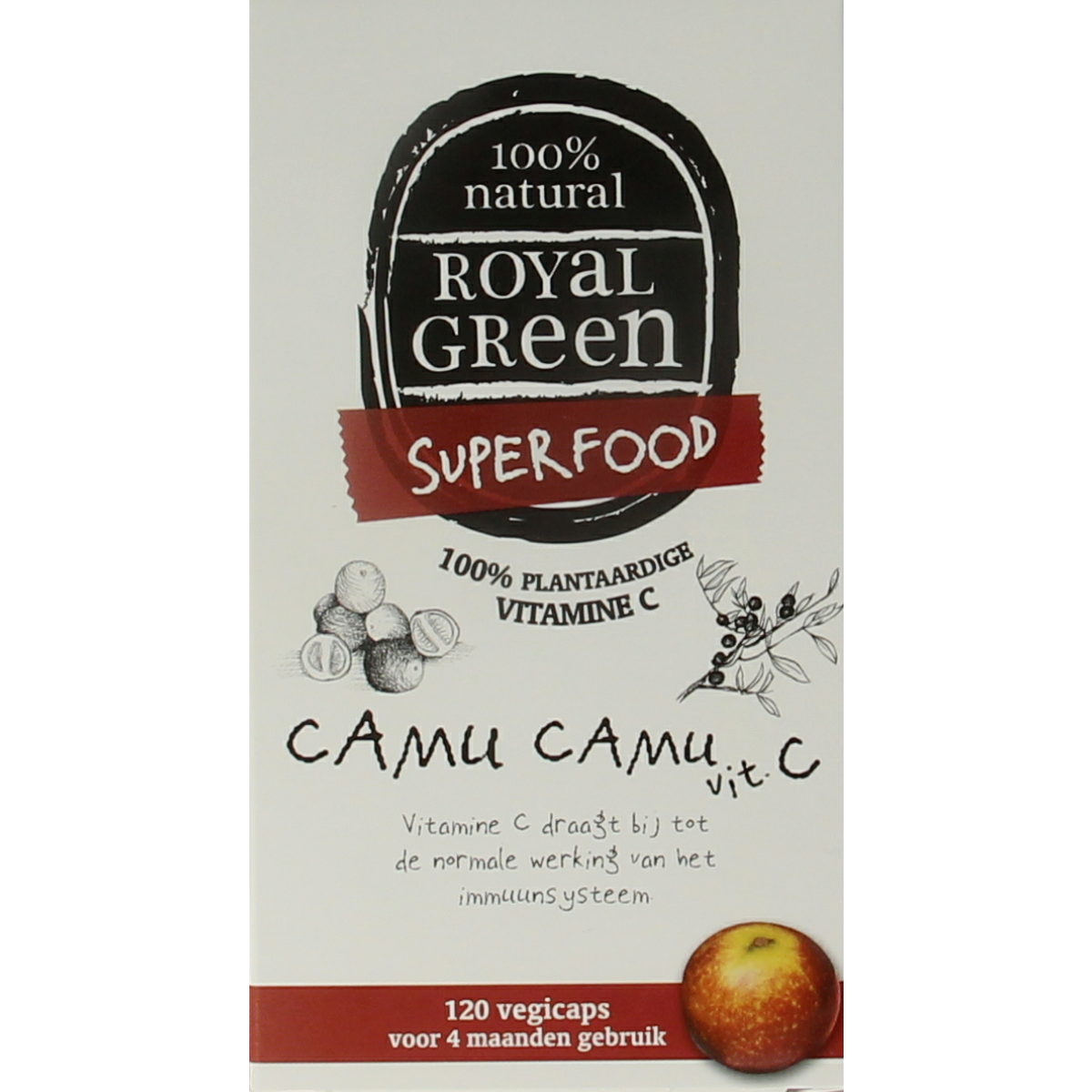 Royal Green Camu camu vitamine C 120.00 Vegetarische capsules