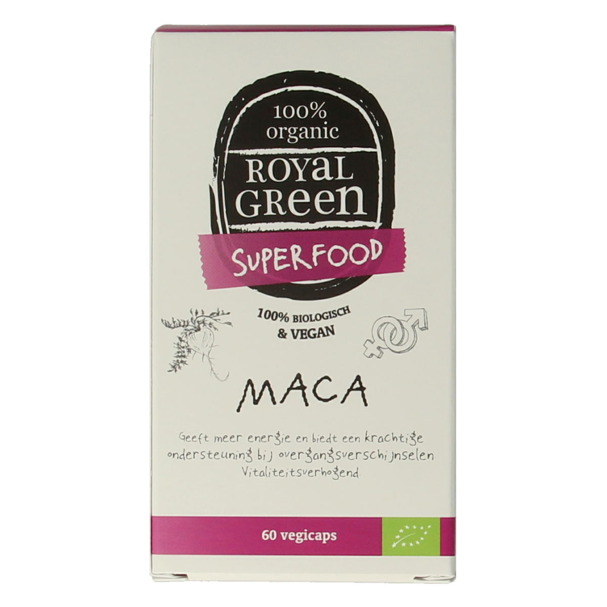 Royal Green Maca bio 60.00 Vegetarische capsules