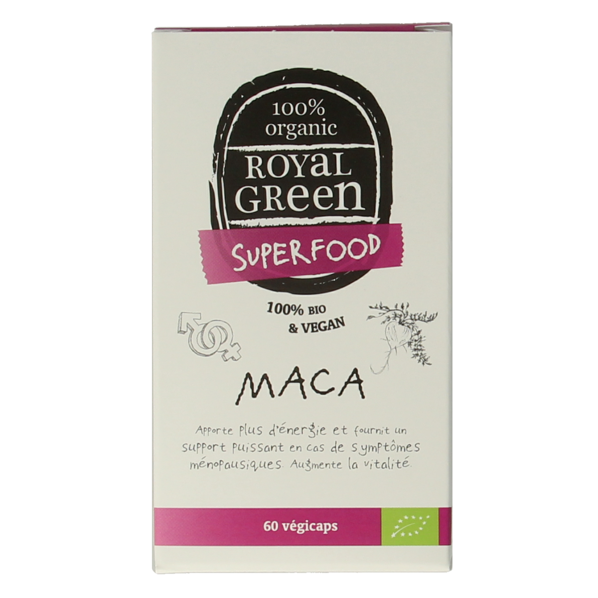 Royal Green Maca bio 60.00 Vegetarische capsules