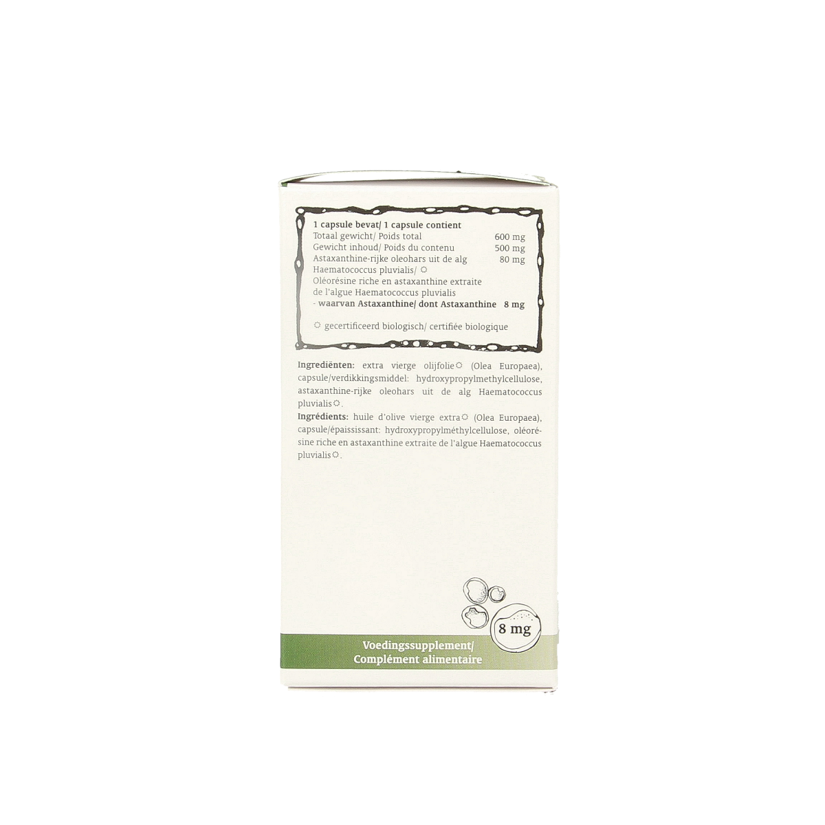 Royal Green Astaxanthine bio 60.00 Vegetarische capsules
