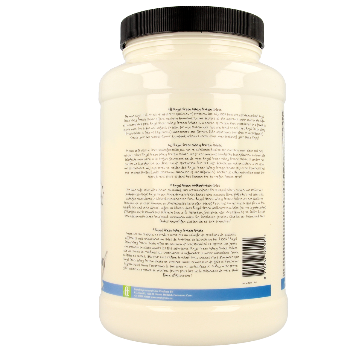 Royal Green Whey proteine isolate 600.00 Gram