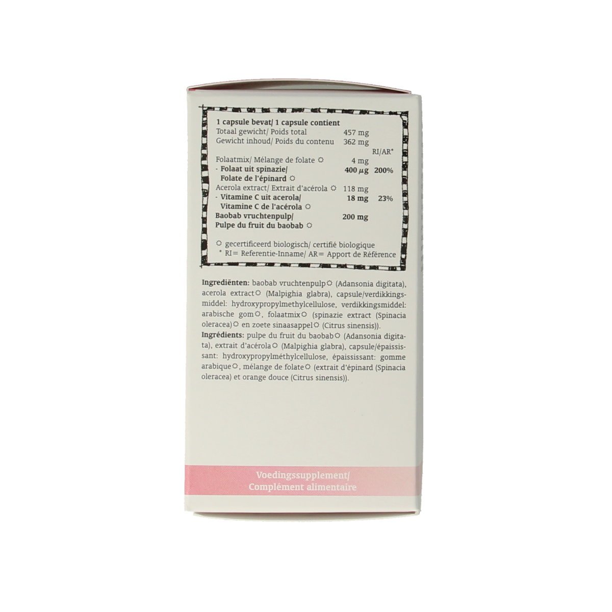 Royal Green Folate bio 60.00 Vegetarische capsules