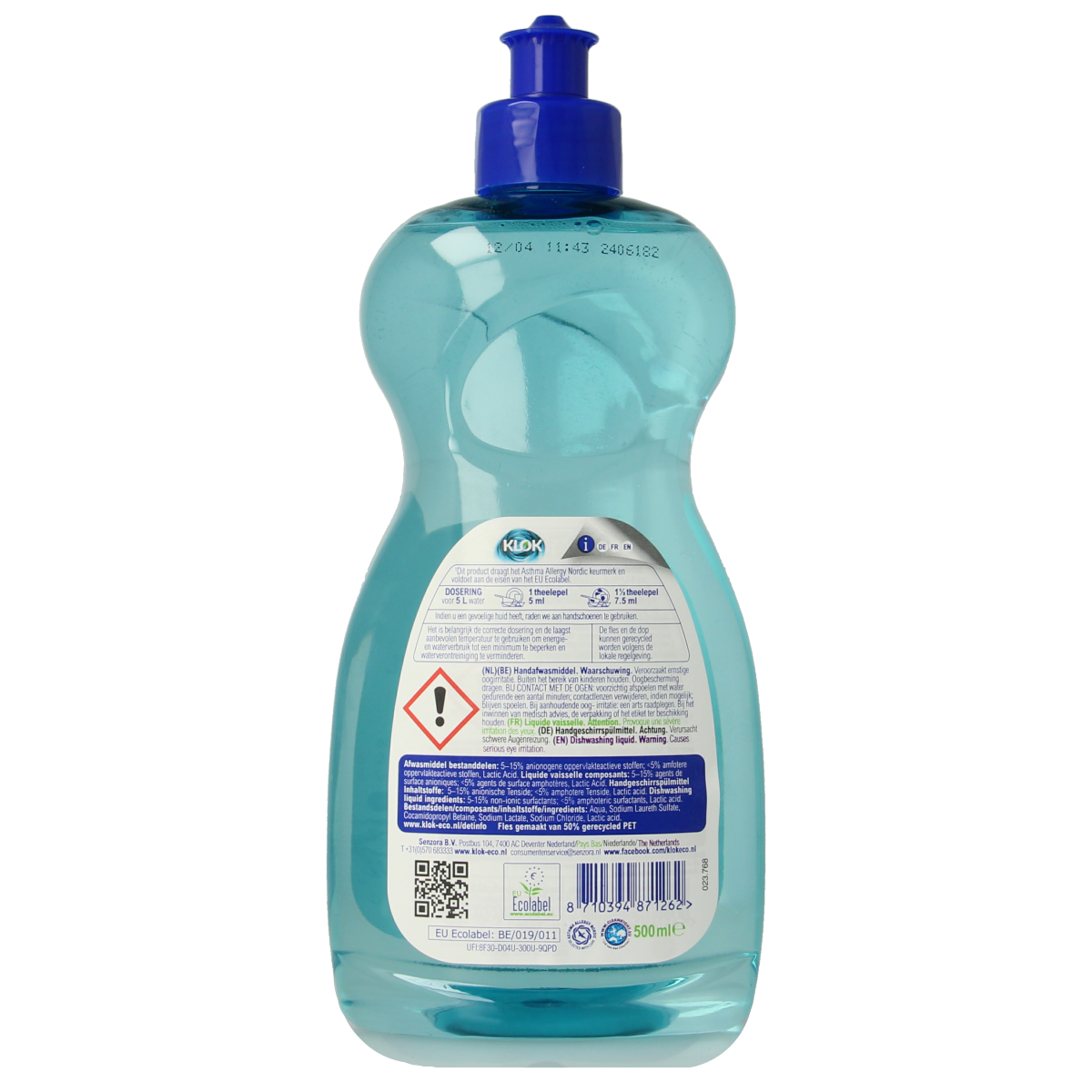 Klok Afwas 500.00 Milliliter