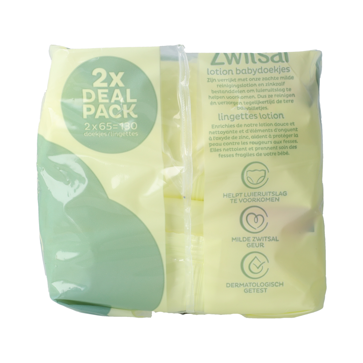 Zwitsal Billendoekjes met lotion 65 stuks 2.00 Stuks