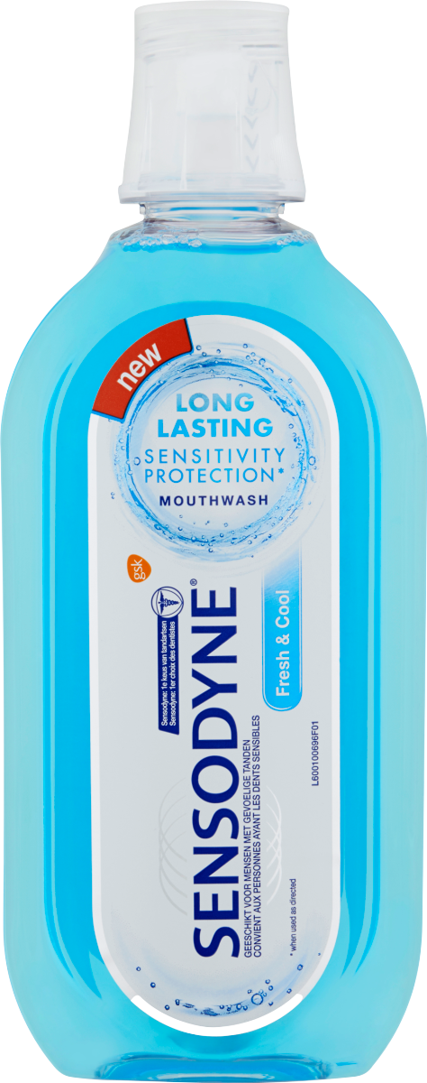 Sensodyne Mondwater cool mint 500.00 Milliliter
