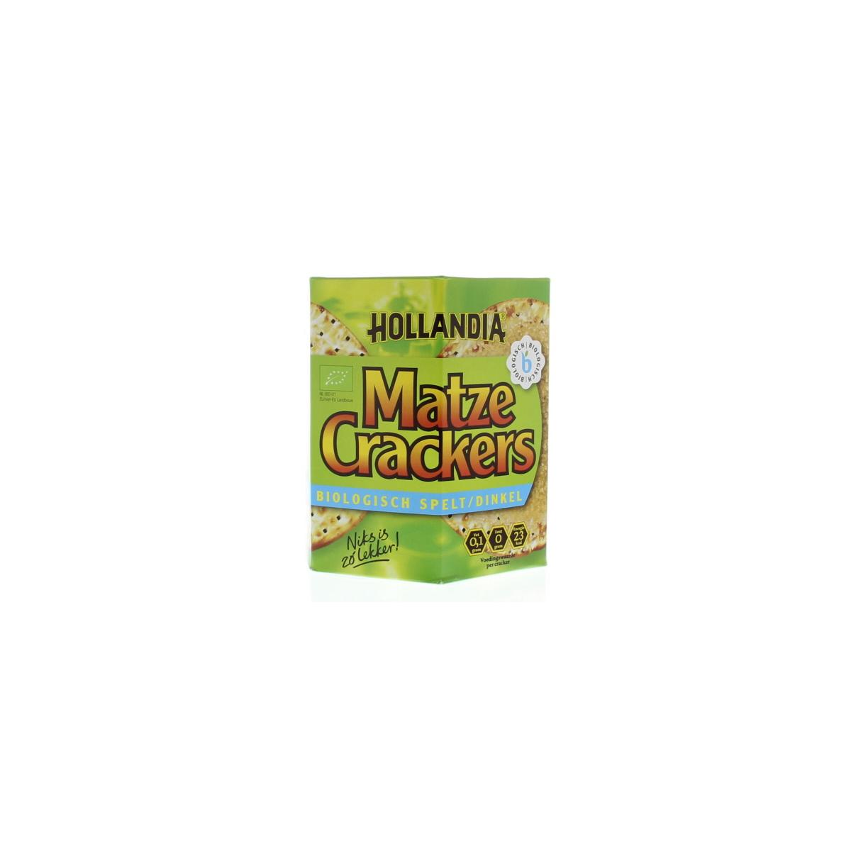 Hollandia Matze cracker spelt bio 16.00 Stuks