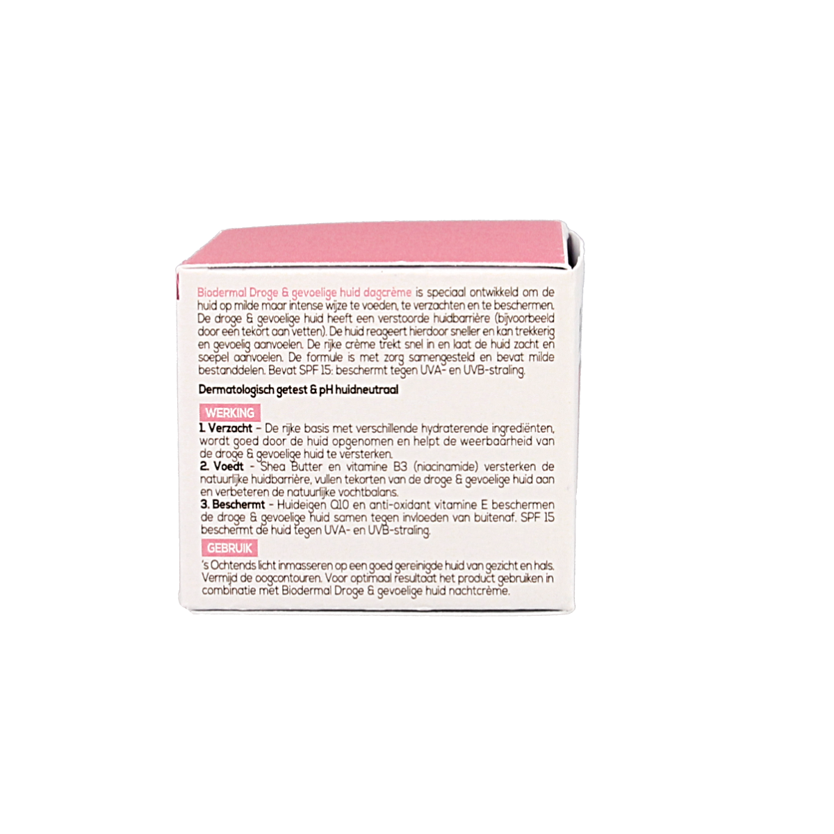 Biodermal Dagcreme droge en gevoelige huid 50.00 Milliliter