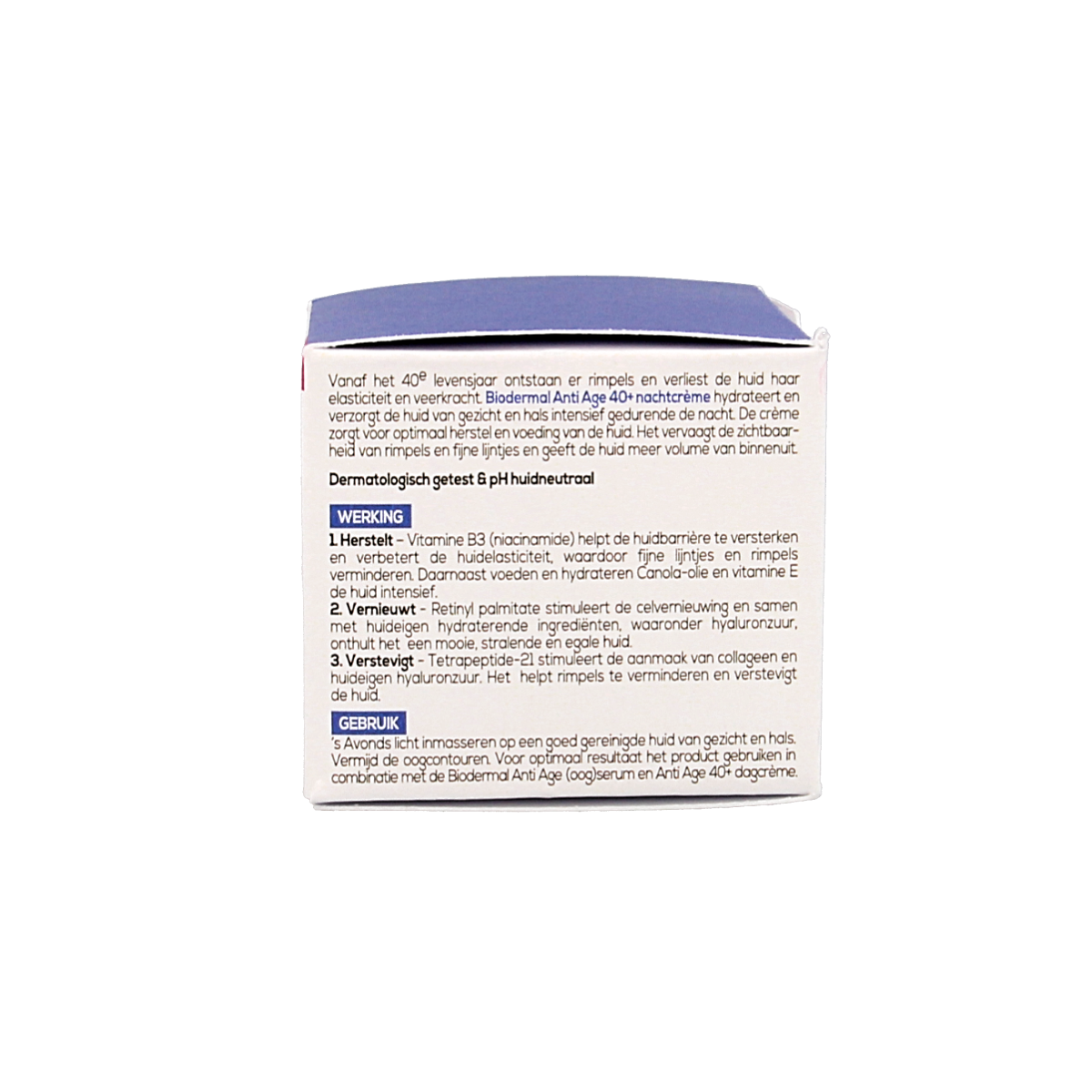 Biodermal Nachtcreme anti-age 40+ 50.00 Milliliter