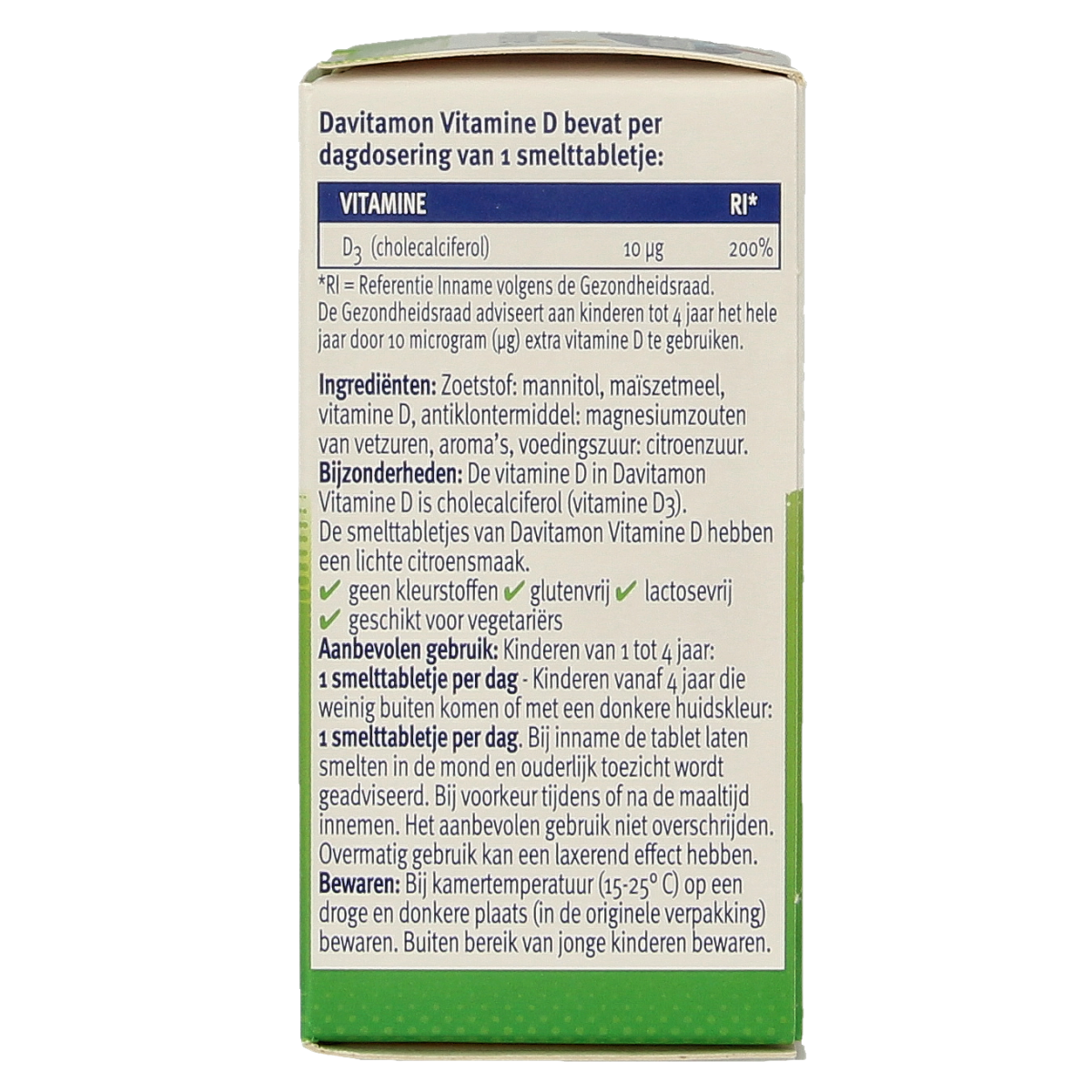 Davitamon Vitamine D kind smelttablet 150.00 Tabletten