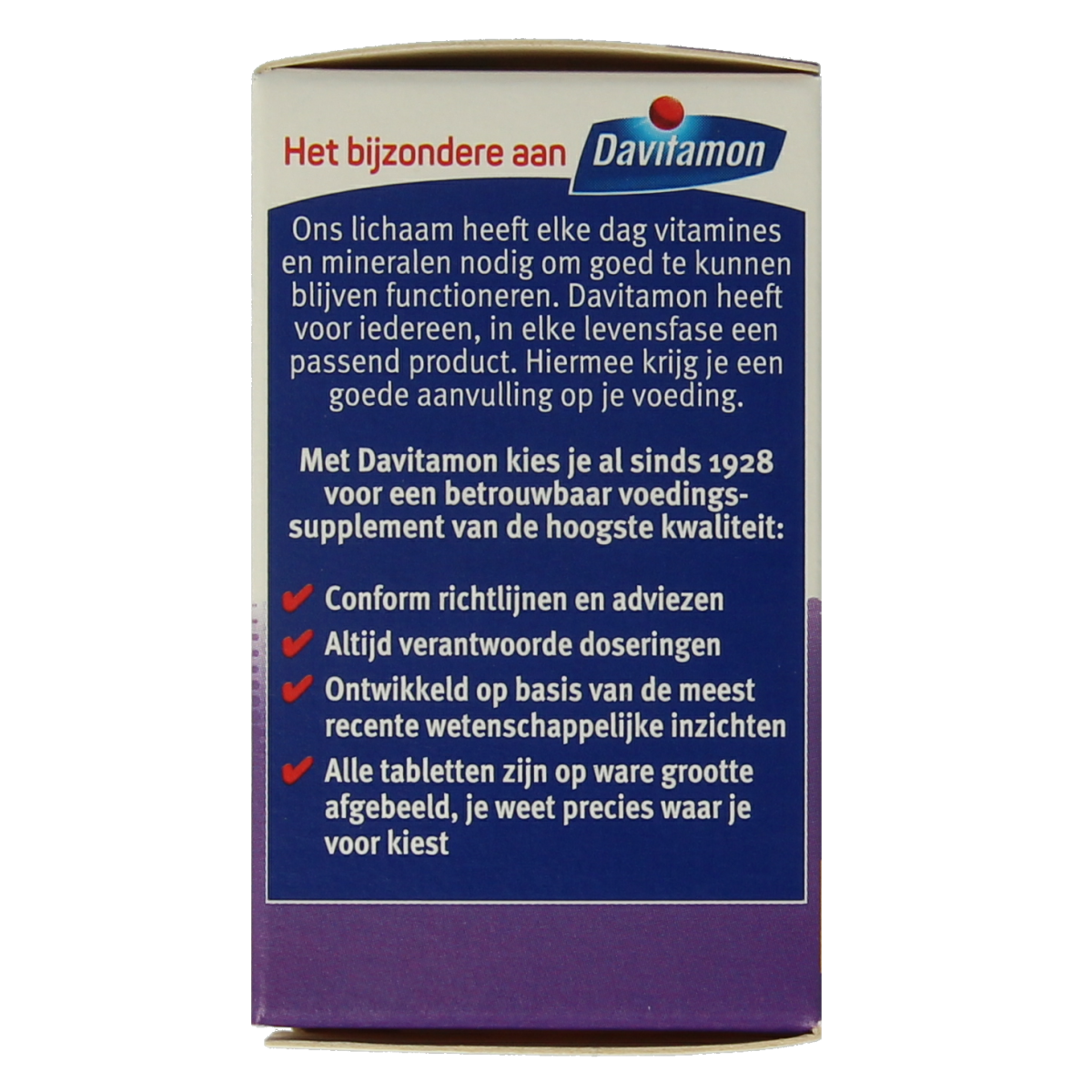 Davitamon Vitamine D volwassenen smelttablet 75.00 Tabletten
