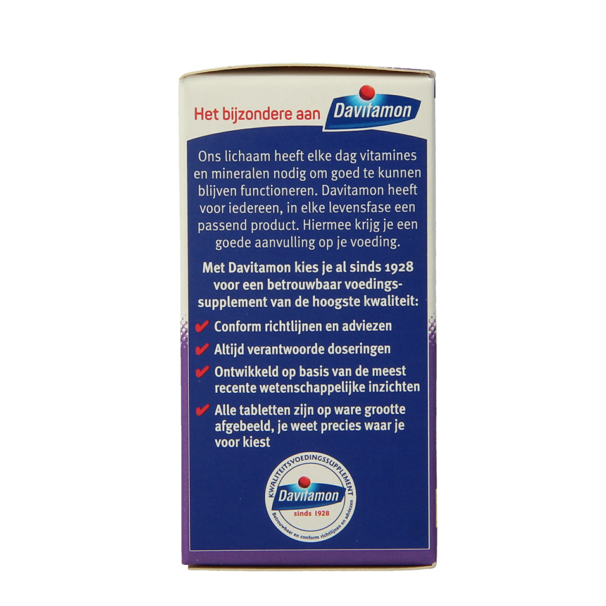 Davitamon Vitamine D volwassenen smelttablet 150.00 Tabletten