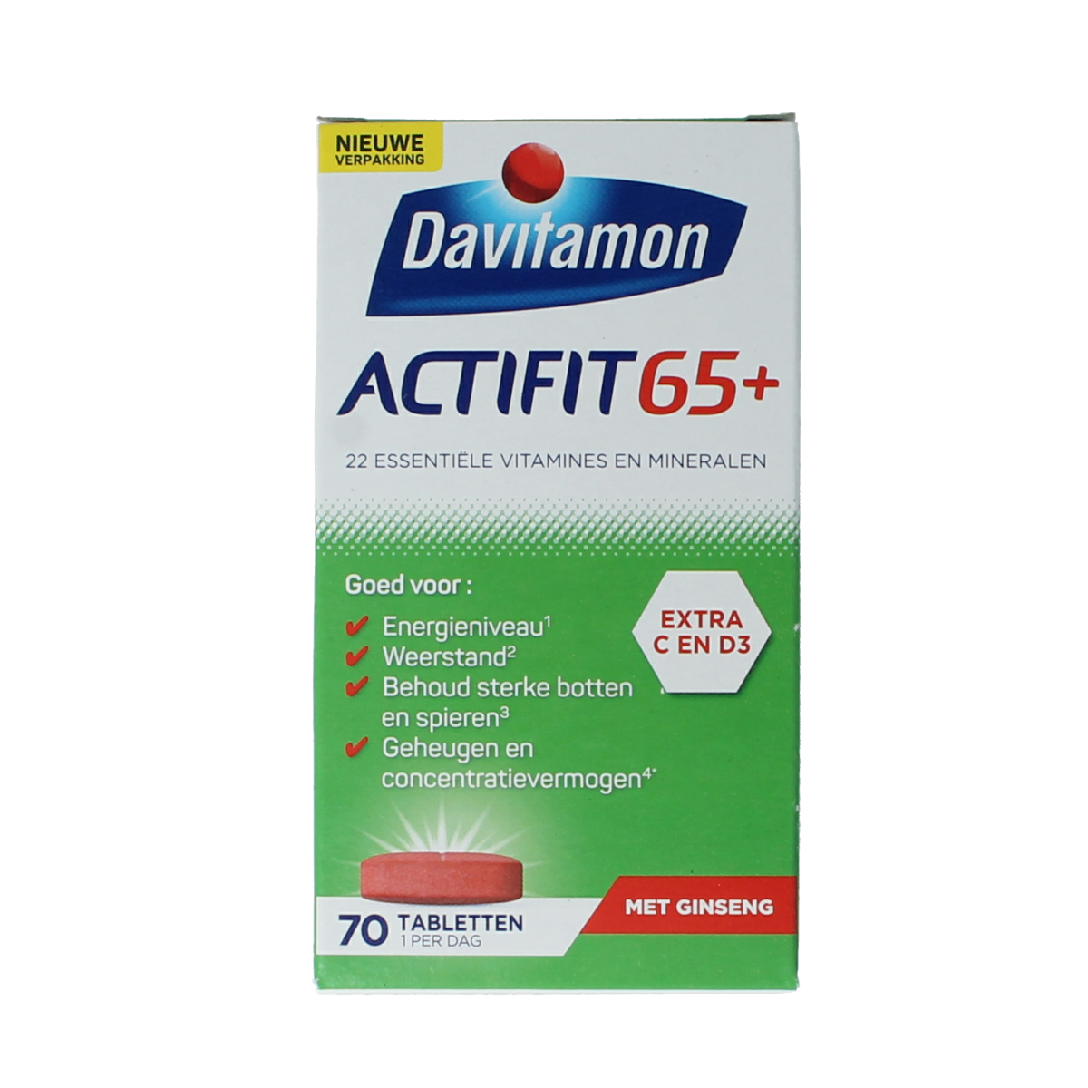 Davitamon Actifit 65+ 70.00 Tabletten