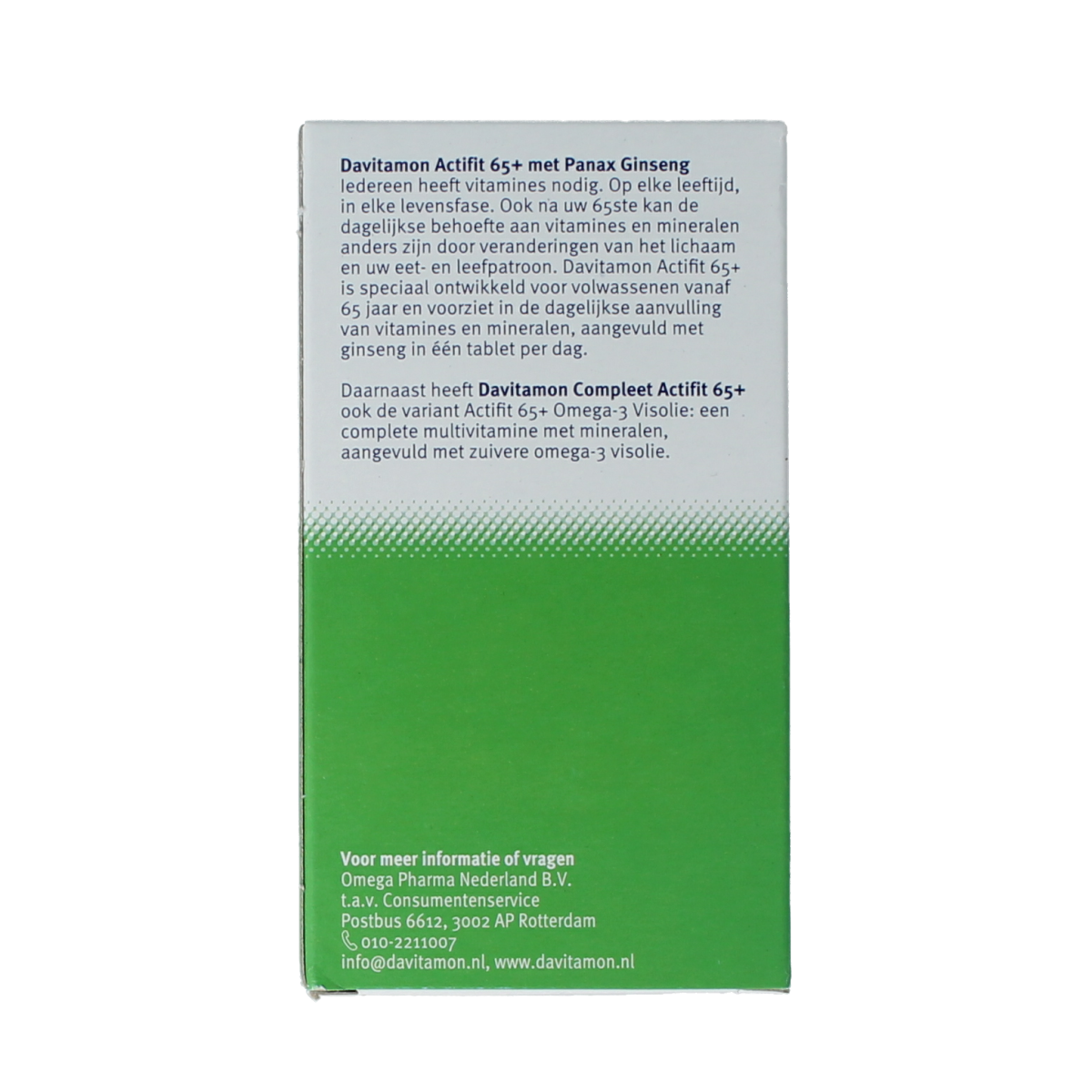 Davitamon Actifit 65+ 70.00 Tabletten