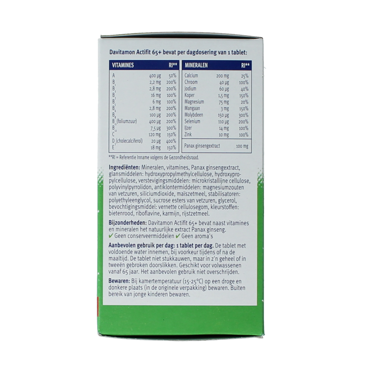 Davitamon Actifit 65+ 70.00 Tabletten