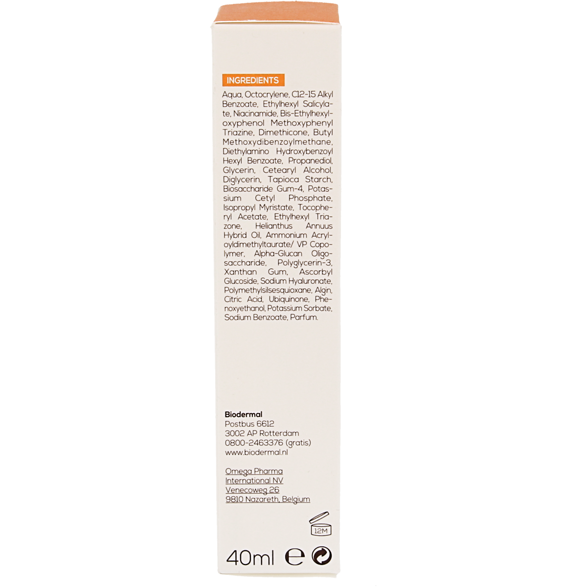 Biodermal Anti-age creme gezicht SPF30 40.00 Milliliter
