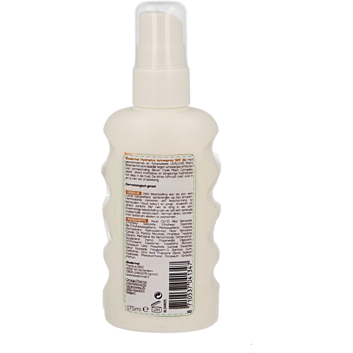 Biodermal Zonnespray hydraplus SPF30 175.00 Milliliter