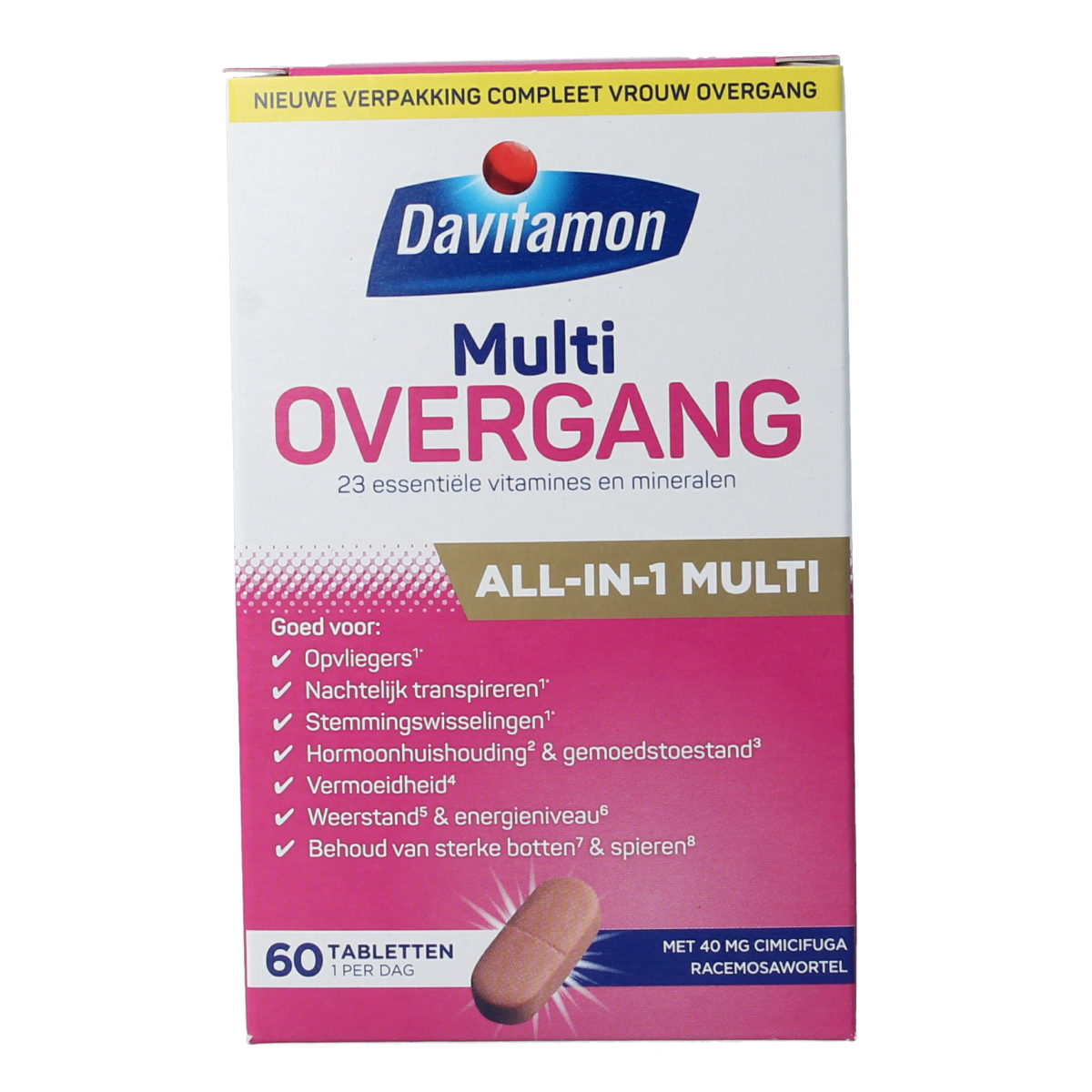 Davitamon Compleet vrouw overgang 60.00 Tabletten