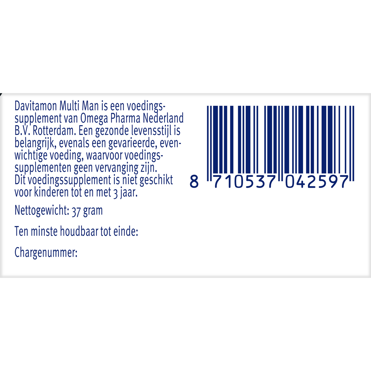 Davitamon Multi man 30.00 Tabletten