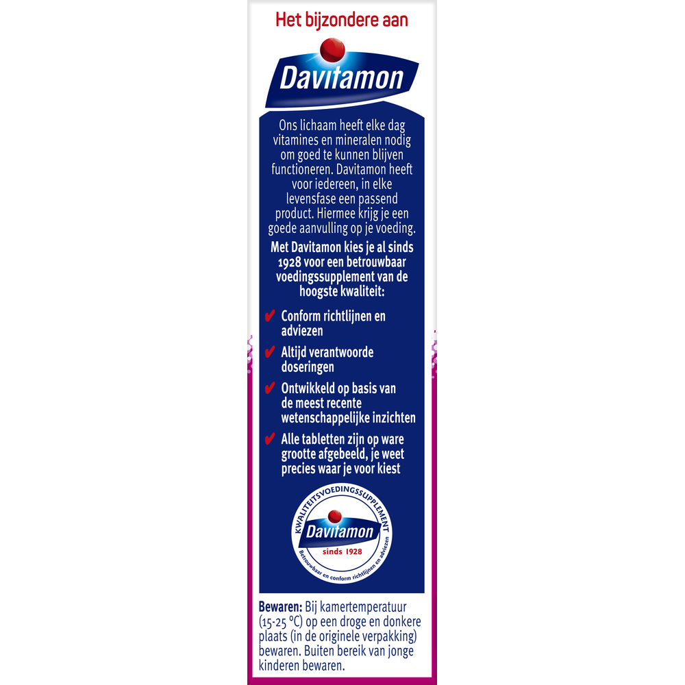 Davitamon Foliumzuur vitamine D  84.00 Tabletten