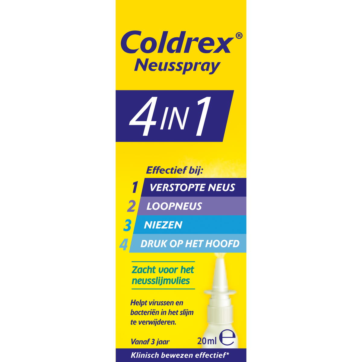 Coldrex Neusspray 4-in-1 20.00 Milliliter