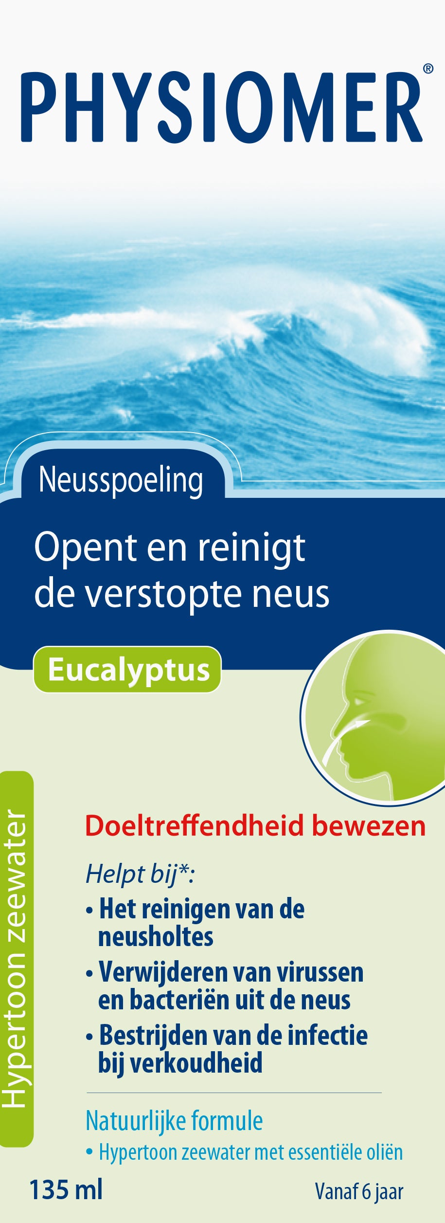 Physiomer Neusspoeling Eucalyptus 135.00 Milliliter
