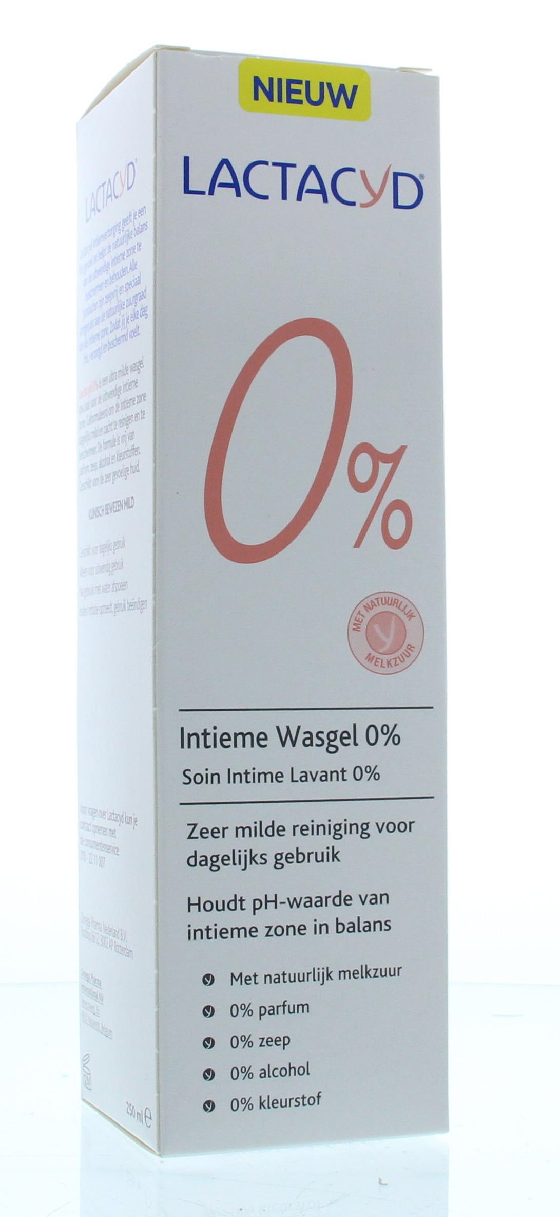 Lactacyd Wasemulsie 0% 250.00 Milliliter