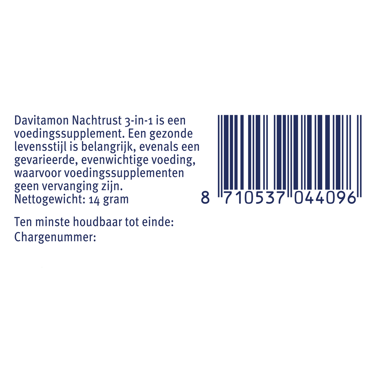 Davitamon Nachtrust 3-in-1 20.00 Capsules