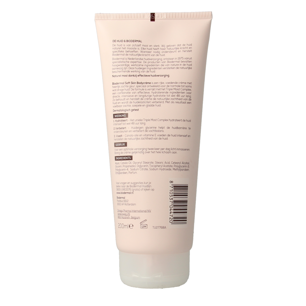 Biodermal Bodycreme soft skin 200.00 Milliliter