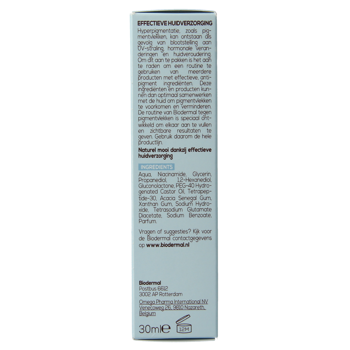 Biodermal Serum anti-pigment 30.00 Milliliter