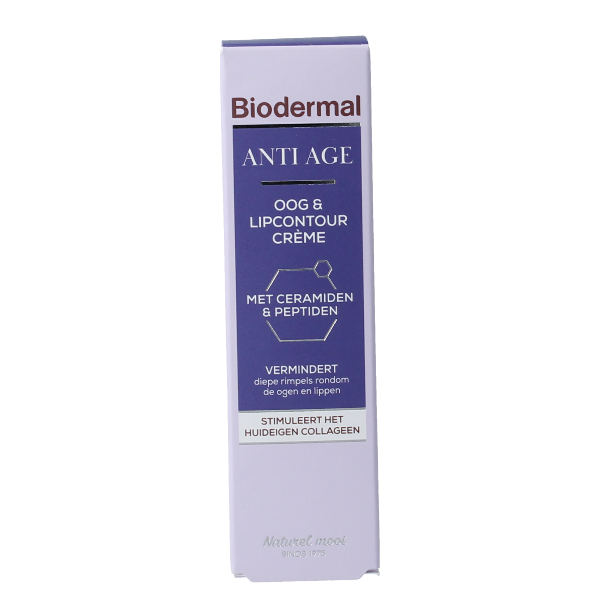 Biodermal Anti age oog- en lipcontour creme 15.00 Milliliter