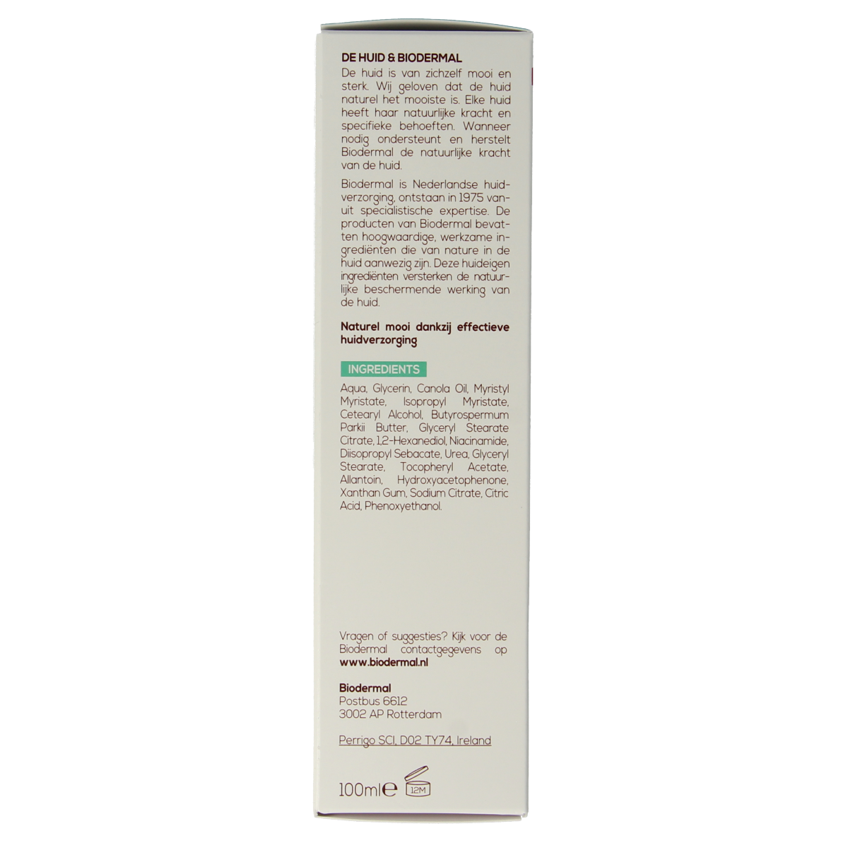 Biodermal Dag- en nachtcreme 100.00 Milliliter