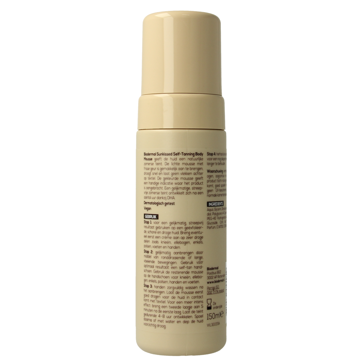 Biodermal Sunkissed self tanning body mousse 200.00 Milliliter