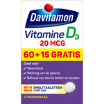Davitamon Vitamine D3 20mcg 75.00 Smelttabletten