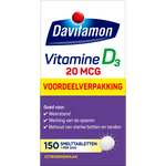 Davitamon Vitamine D3 20mcg 150.00 Smelttabletten
