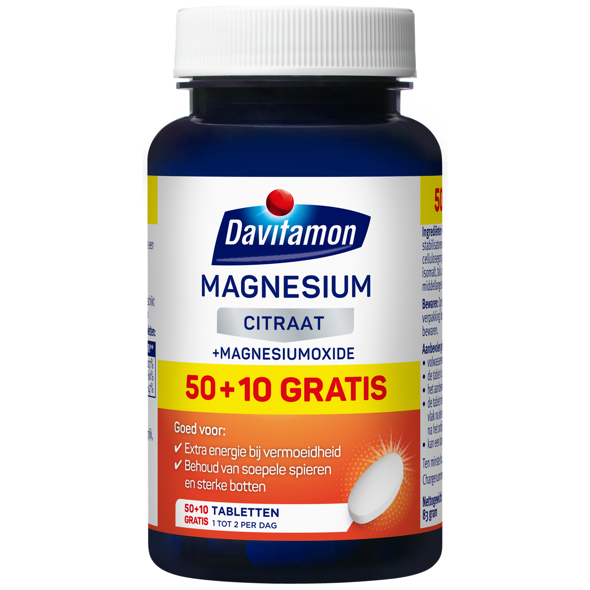 Davitamon Magnesium citraat 60.00 Tabletten
