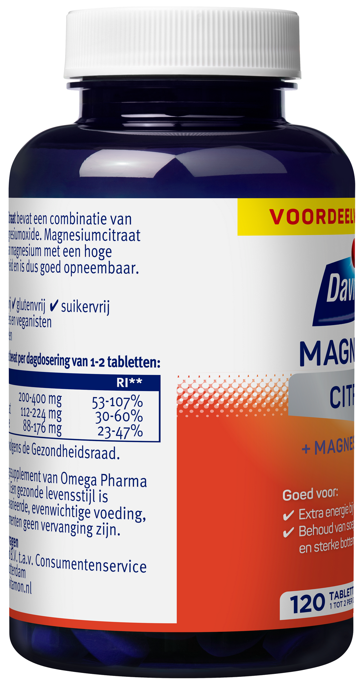 Davitamon Magnesium citraat 120.00 Tabletten