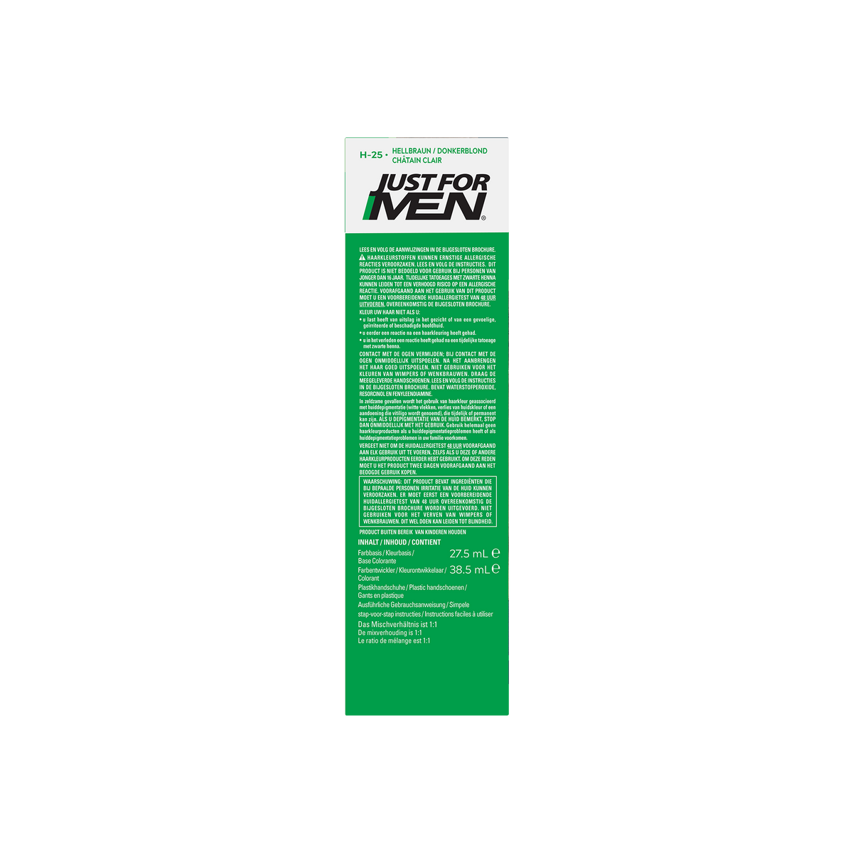 Just For Men Donker blond H25 voorheen blond 2 x 30ml 1 Set