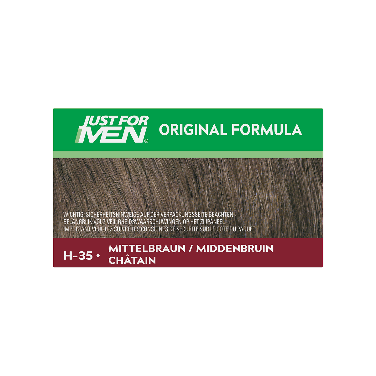 Just For Men Midden bruin H35 voorheen donker blond 2 x 30ml 1.00 Set
