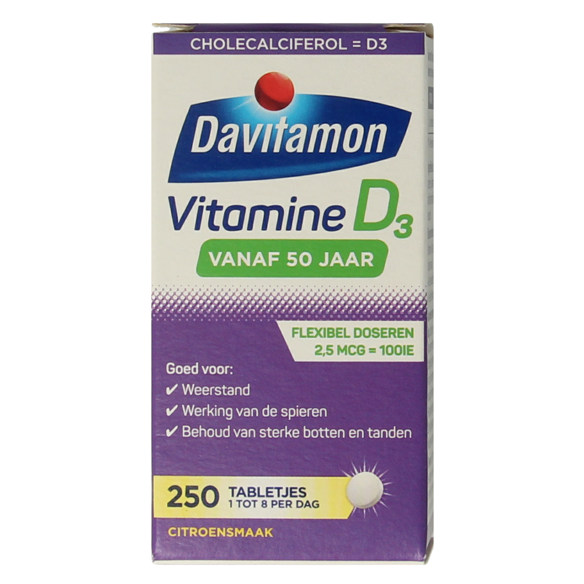 Davitamon Vitamine D 50+ 250.00 Tabletten