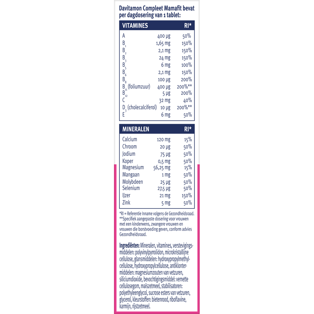 Davitamon Mama fit 60.00 Tabletten