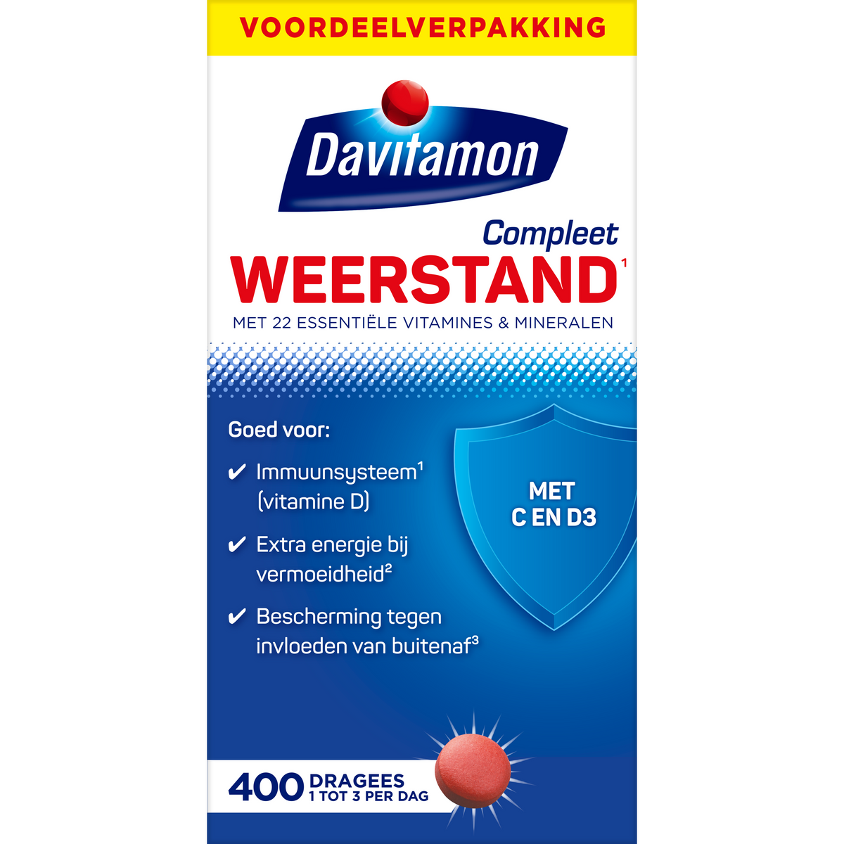 Davitamon Compleet weerstand 400.00 Dragees