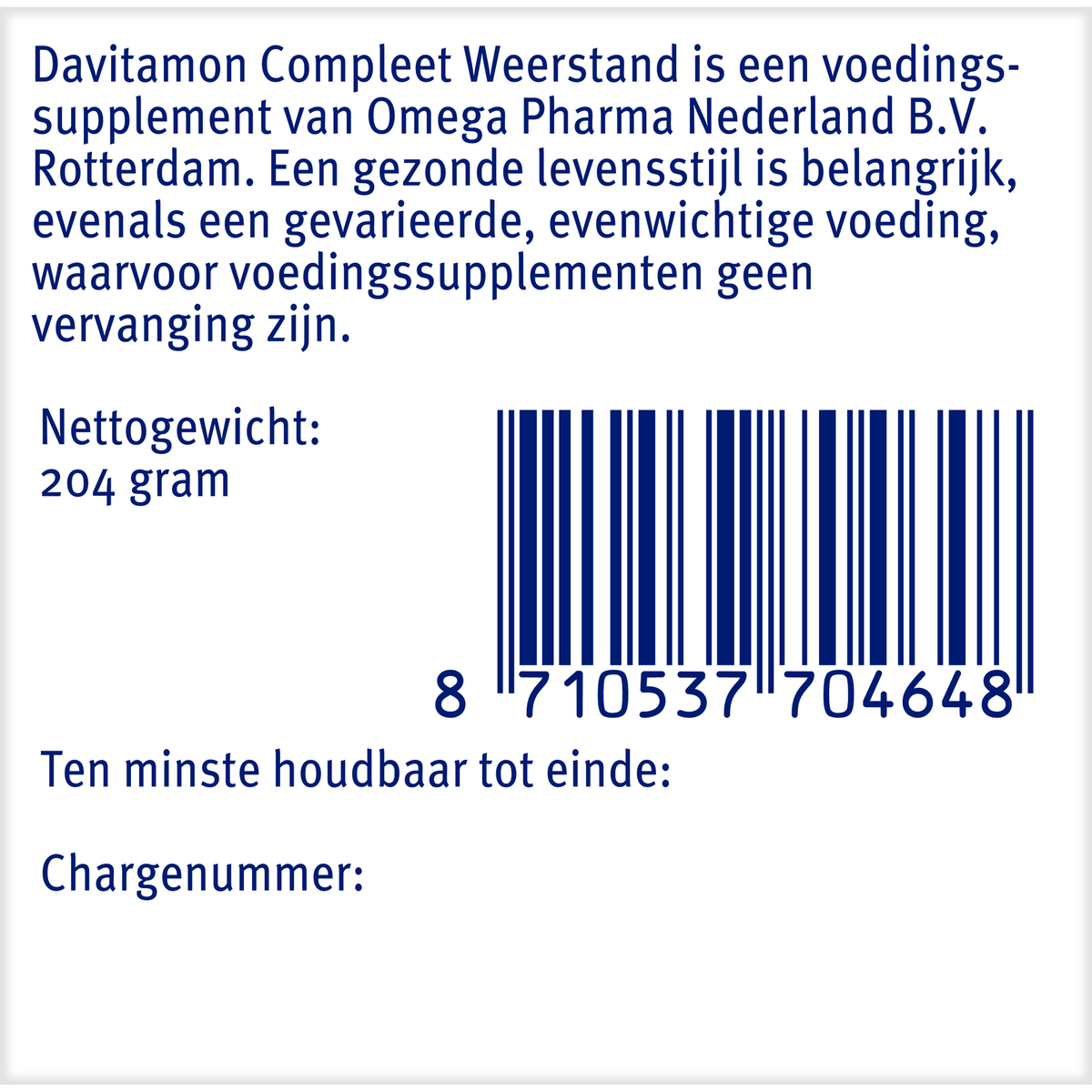 Davitamon Compleet weerstand 400.00 Dragees